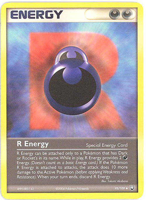 Pokemon Card - R ENERGY