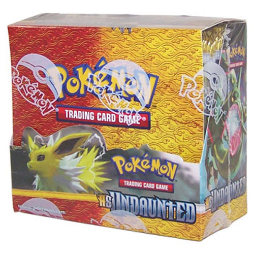 Pokemon Cards - HS UNDAUNTED - Booster Box ( 36 Packs )
