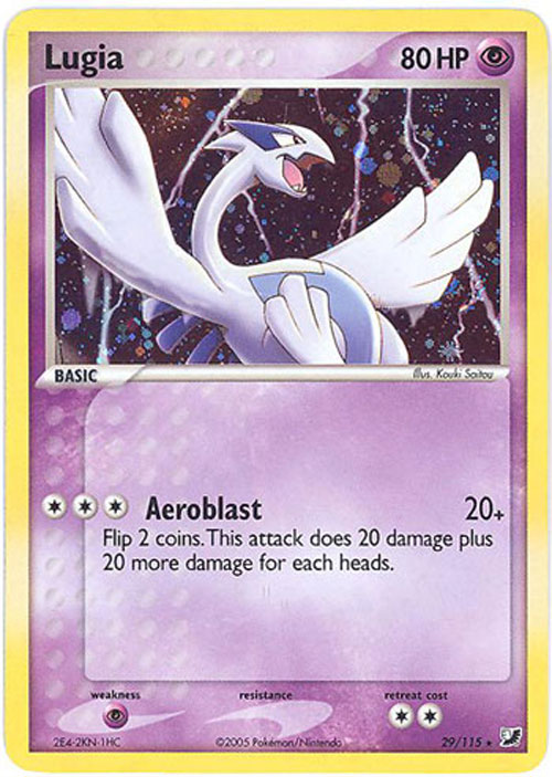Pokemon Card - Unseen Forces 29/115 - LUGIA (holo-foil)