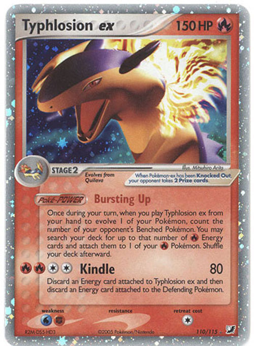 Pokemon Card - Unseen Forces 110/115 - TYPHLOSION EX (holo-foil)