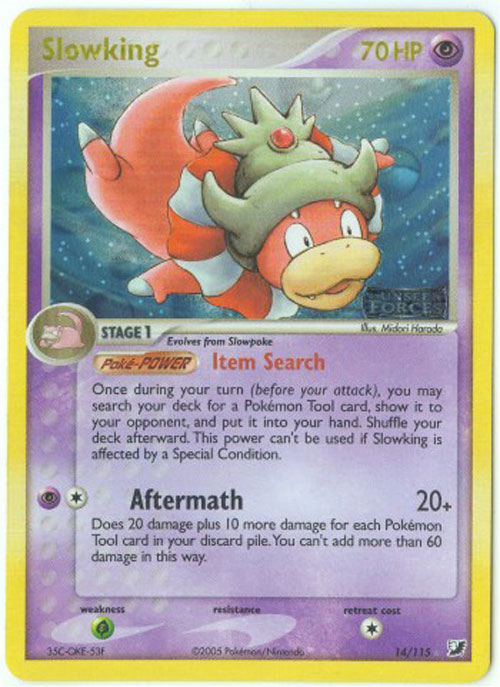 Pokemon Card - Unseen Forces 14/115 - SLOWKING (holo-foil)