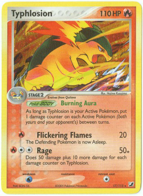 Pokemon Card - Unseen Forces 17/115 - TYPHLOSION (holo-foil)