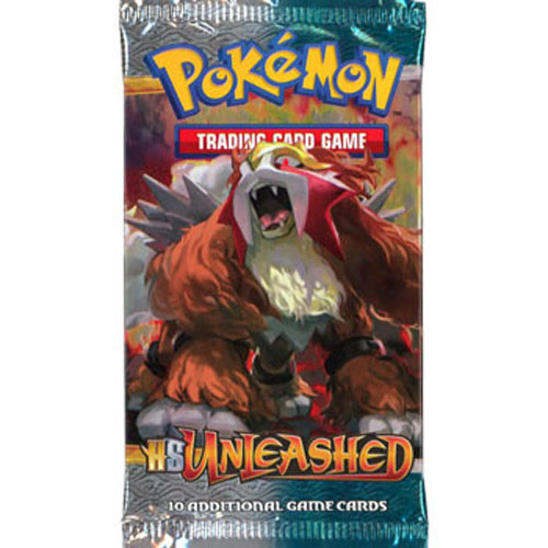 Pokemon Cards - HS UNLEASHED - Booster Pack