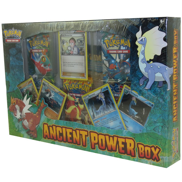 Pokemon Cards - ANCIENT POWER BOX (5 Fossil Holos & 3 Boosters)