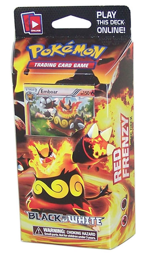 Pokemon Cards - Black & White - RED FRENZY - Theme Deck