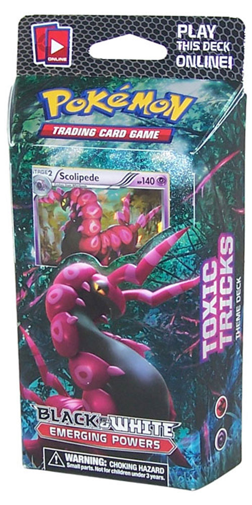 Pokemon Cards - BW Emerging Powers - TOXIC TRICKS - Theme Deck