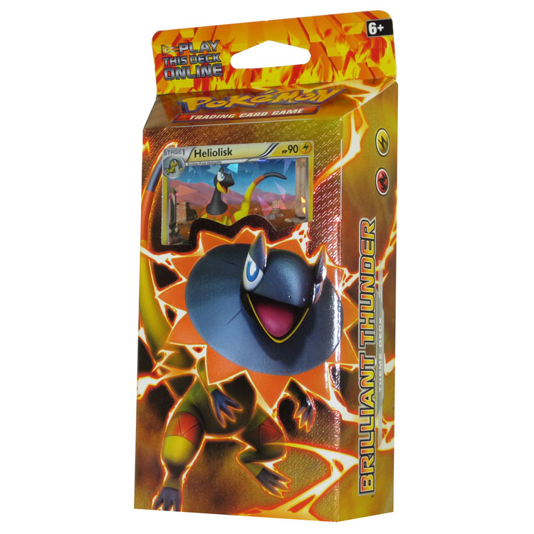 Pokemon Cards - XY Flashfire - Theme Deck - BRILLIANT THUNDER (Heliolisk)
