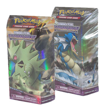 Pokemon Cards - Stormfront - Theme Decks - Set of 2 (Dark Rampage & Raging Sea)
