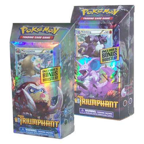 Pokemon Cards - HS Triumphant - Theme Decks - Set of 2 (Verdant Frost & Royal Guard)