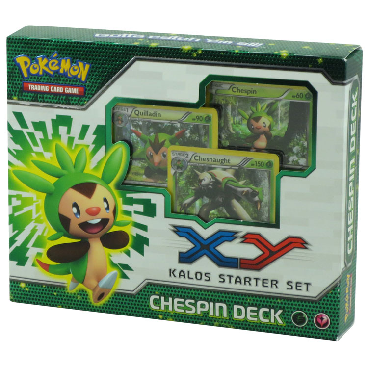 Pokemon Cards - XY Kalos - Deluxe Starter Deck - CHESPIN (60 Cards)