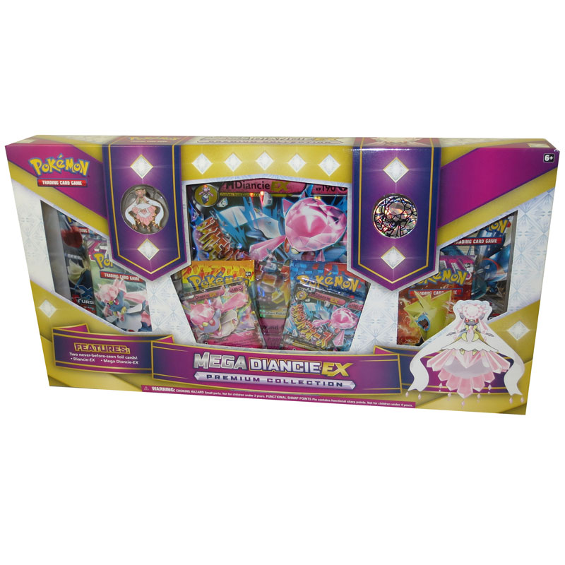 Pokemon Cards - MEGA DIANCIE EX BOX (2 Holo, 1 Jumbo Card, 6 Boosters, Pin & Coin)