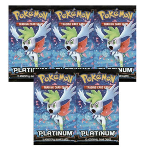 Pokemon Cards - PLATINUM - Booster Packs (5 pack lot)