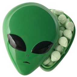 Boston America - Candy Tin - ALIEN HEAD SOURS (Green Apple Flavor)