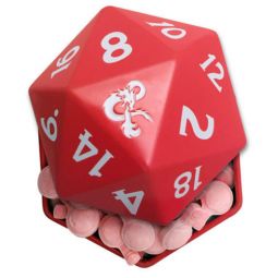 Boston America - Candy Tin - Dungeons & Dragons D20 Dice (Sour Cherry Candy Potions)