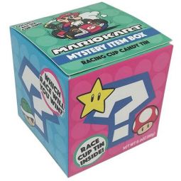 Boston America - Nintendo Mario Kart Mystery Item Candy Tin - BLIND BOX (1 Racing Cup Candy Tin)