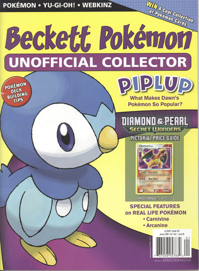 Beckett Price Guide - POKEMON Unofficial Collector ( Issue #98 - January 2008 )