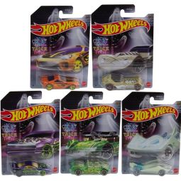 Mattel Hot Wheels - Halloween 2022 Trick or Treat Collection - SET OF 5 (Scorcher, Muscle Tone +3)