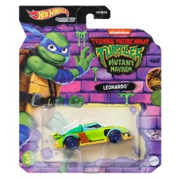 Mattel Hot Wheels Die-Cast Character Cars - Teenage Mutant Ninja Turtles - LEONARDO [HNY10]