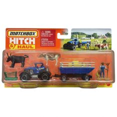 Matchbox Hitch & Haul Metal Vehicle - MBX FARM LIFE [Dirtstroyer & Farm Trailer] HVP30