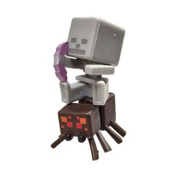 Mattel - Minecraft TNT Series 25 Mini Figure - SKELETON Riding Spider (1 inch)(Loose)