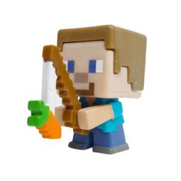 Mattel - Minecraft TNT Series 25 Mini Figure - STEVE with Carrot on Stick (1 inch)(Loose)