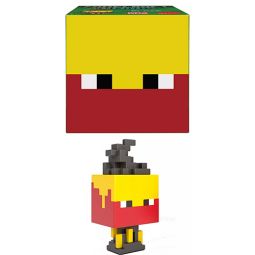 Mattel - Minecraft Mob Head Boxed Mini Figures - BLAZE (1 inch) HKR67