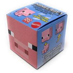 Mattel - Minecraft Mob Head Boxed Mini Figures - PIG (1 inch) HDV77