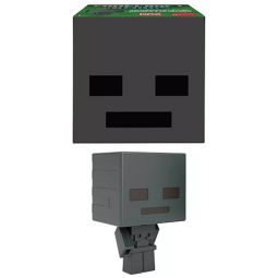 Mattel - Minecraft Mob Head Boxed Mini Figures - WITHER SKELETON (1 inch) HKR68