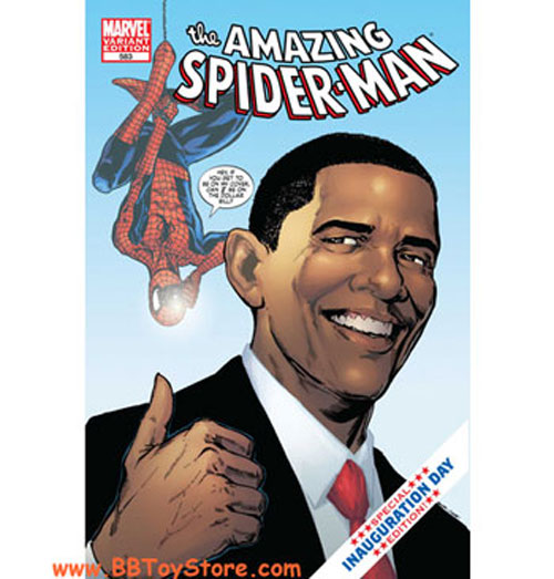 Marvel Comic Book - The Amazing Spider-Man #583 (w/ Barack Obama) 1st Printing (Ships 1 week)