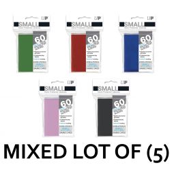 Trading Card Supplies - Ultra Pro DECK PROTECTORS - MIXED LOT OF 5 PACKS (Asstd. Colors - Small Size