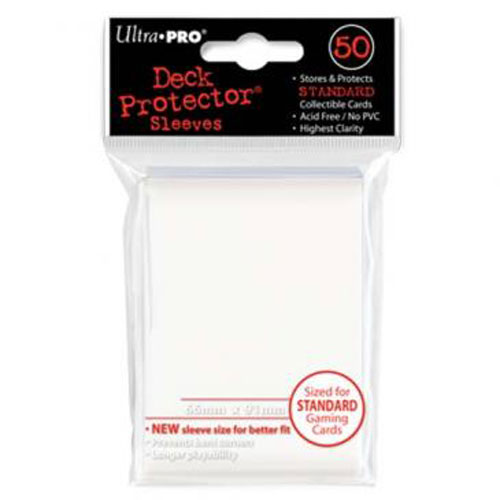 Trading Card Supplies - DECK PROTECTORS - WHITE (50 pack)