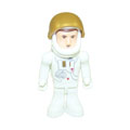 Character Building Micro-Figures - Series 1 - #1 ASTRONAUT (White)