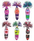 Kooky Klickers Collectible Pens - Krew 22 - Pirates - (COMPLETE SET OF 6)