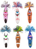 Kooky Klickers Collectible Pens - Krew 25 - Sports - (COMPLETE SET OF 6)