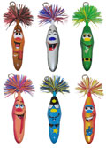 Kooky Klickers Collectible Pens - Krew 34 - (COMPLETE SET OF 6)