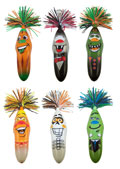 Kooky Klickers Collectible Pens - Krew 42 - (COMPLETE SET OF 6)