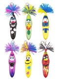 Kooky Klickers Collectible Pens - Krew 5 Re-Release - (COMPLETE SET OF 6)