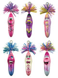 Kooky Klickers Collectible Pens - Krew Survivor 3 - (COMPLETE SET OF 6)
