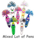 Kooky Klickers Collectible Pens - Mixed Lot ( 3 Different Pens )