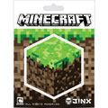 Minecraft - Sticker - GRASS BLOCK (4 x 5.25 inch sheet)