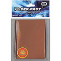 Trading Card Supplies - Dek-Prot DECK PROTECTORS - MOCHA BROWN (60 Pack)