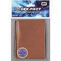 Trading Card Supplies - Dek-Prot DECK PROTECTORS - MOCHA BROWN (50 Pack - Small Size)