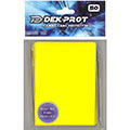 Trading Card Supplies - Dek-Prot DECK PROTECTORS - SUNFLOWER YELLOW (50 Pack - Small Size)