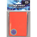 Trading Card Supplies - Dek-Prot DECK PROTECTORS - TULIP ORANGE (50 Pack - Small Size)