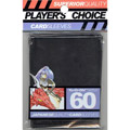 Trading Card Supplies - Player's Choice DECK PROTECTORS - BLACK (60 pack - Small Size)
