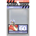 Trading Card Supplies - Player's Choice DECK PROTECTORS - CLEAR (60 pack - Small Size)
