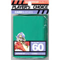 Trading Card Supplies - Player's Choice DECK PROTECTORS - GREEN (60 pack - Small Size)
