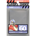 Trading Card Supplies - Player's Choice DECK PROTECTORS - SILVER (60 pack - Small Size)