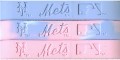 MLB WRISTBAND BRACELETS - NEW YORK METS ( 3 Pack - Female Colors )