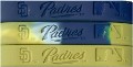 MLB WRISTBAND BRACELETS - SAN DIEGO PADRES ( 3 Pack )